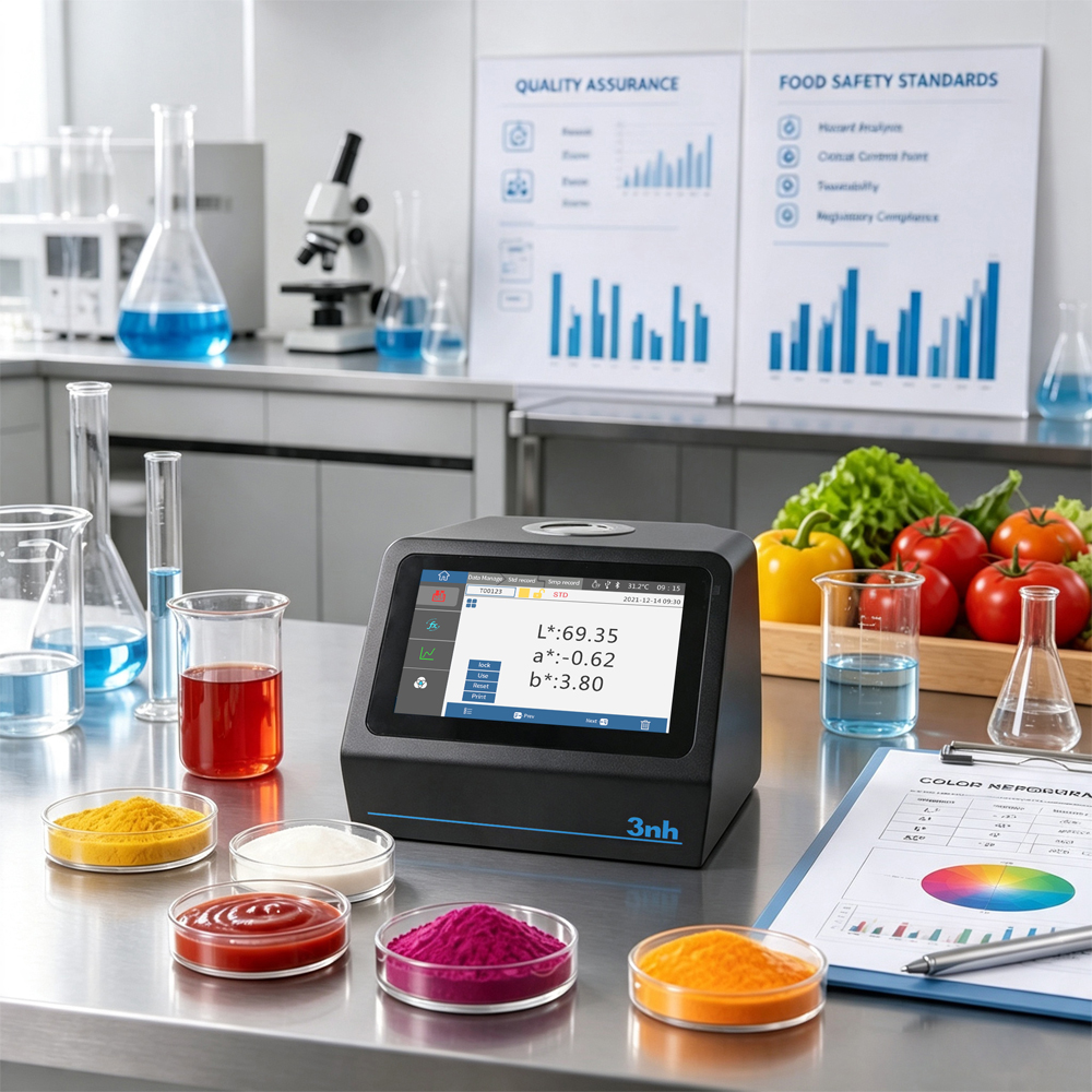 3nh bechtop device Color measurement of food sauce